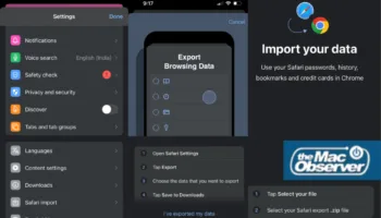 Google facilite le passage de Safari à Chrome sur iPhone avec un nouvel outil d'import
