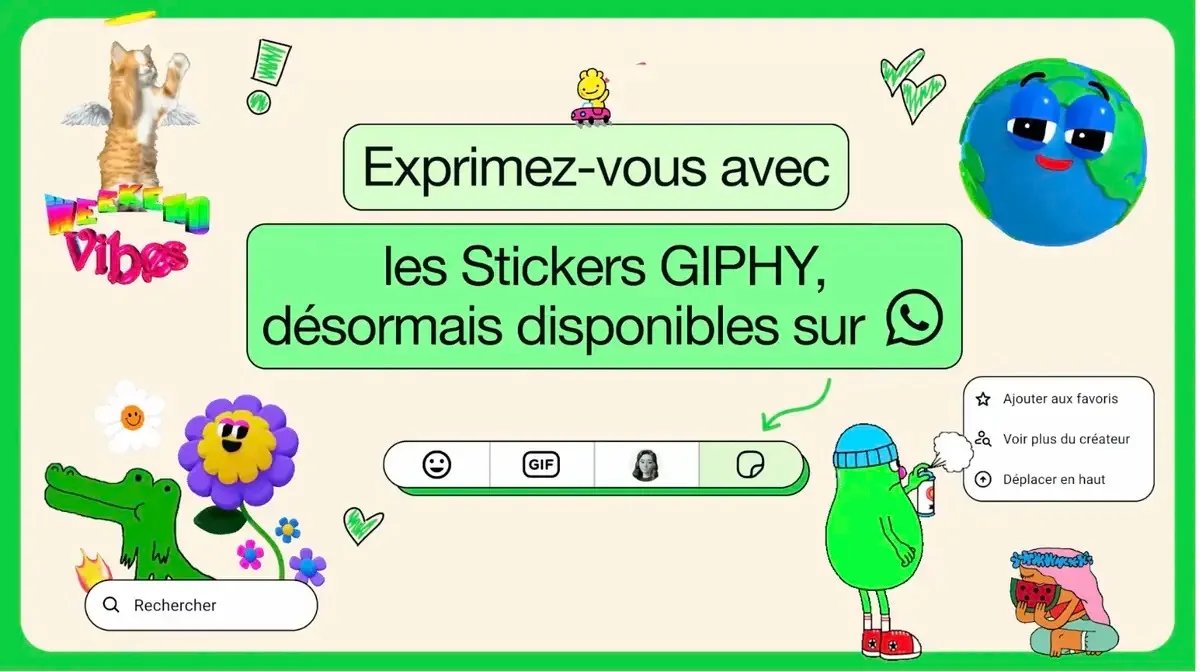 WhatsApp : Pourquoi vos GIF vont bientôt changer de moteur (Tenor tire sa révérence)