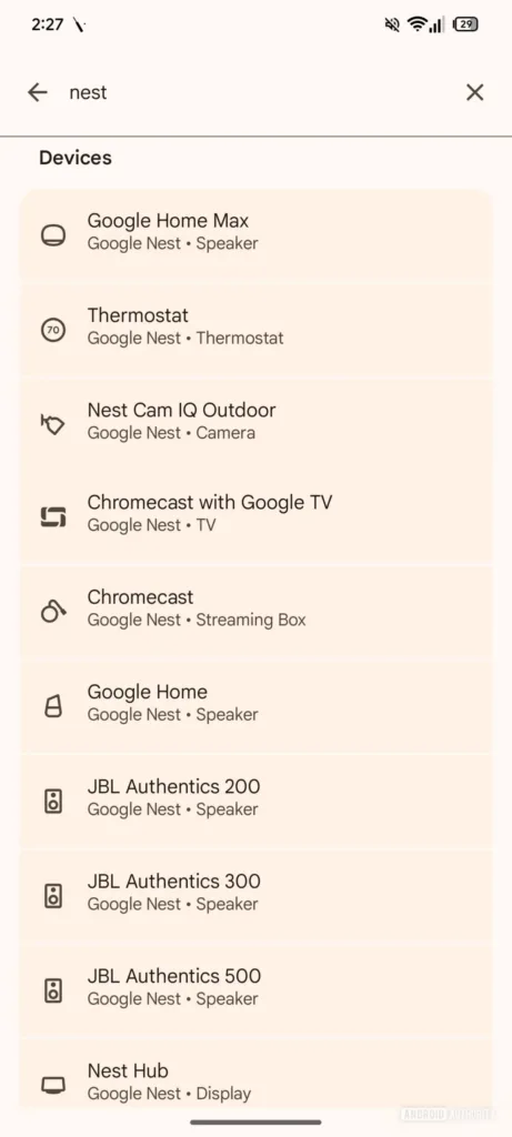 Google Home déploie enfin un catalogue de recherche pour vos objets connectés 53 google home add devices ui new 3 scaled.jpg