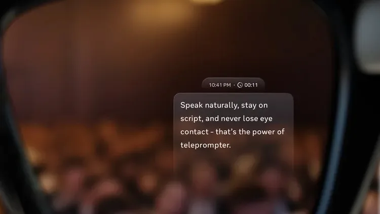 Meta Ray-Ban Display : Le futur du wearable arrive, mais pas encore en Europe 58 meta ray ban display teleprompte