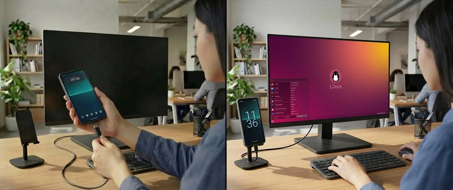 nexphone linux android office
