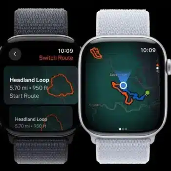 Strava & Komoot : La navigation hors ligne arrive enfin sur Apple Watch