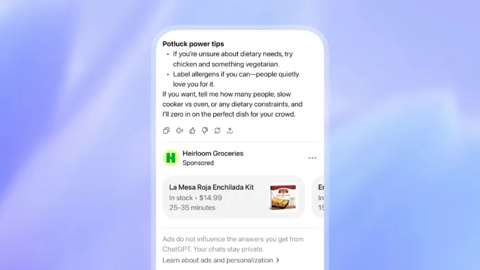 ChatGPT lance ses premières pubs : Target, Adobe, Ford… voici les marques déjà engagées