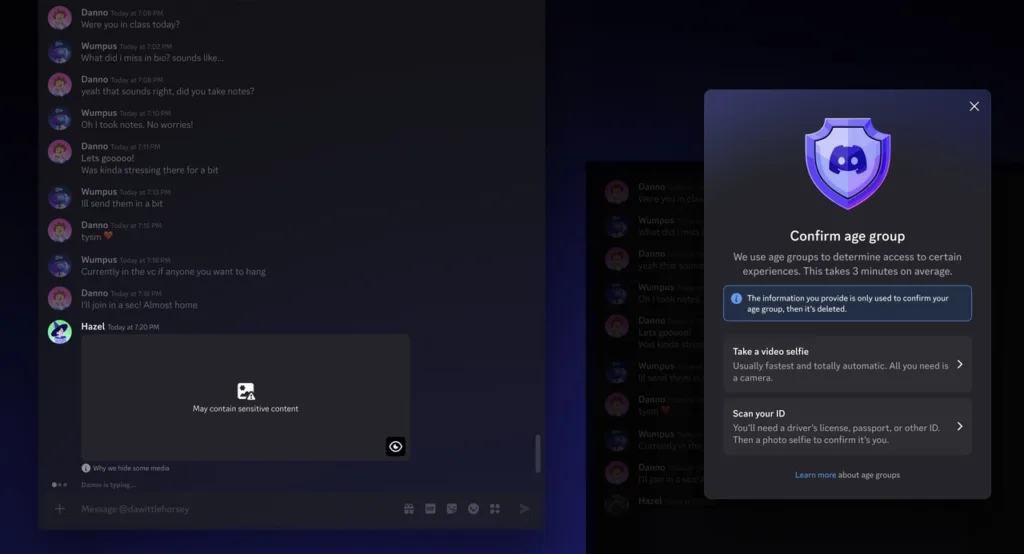 Vérification d'âge sur Discord : Selfie vidéo ou ID, le nouveau passage obligé 64 69851010a3df7640b6a2ce24 2024 12