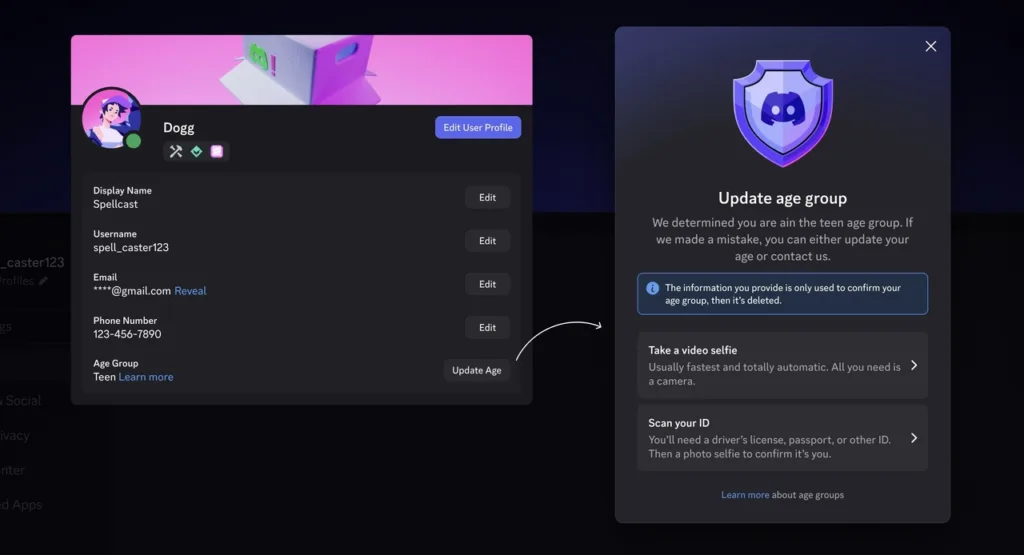 Vérification d'âge sur Discord : Selfie vidéo ou ID, le nouveau passage obligé 65 69851010a3df7640b6a2ce24 2024 13
