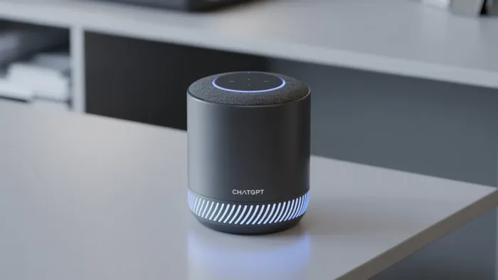 OpenAI préparerait son premier appareil « ChatGPT » : une enceinte connectée avec caméra plutôt qu’un wearable