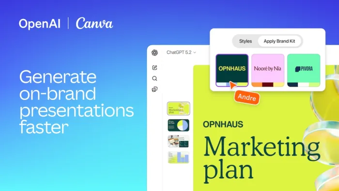 Canva dans ChatGPT : l’IA apprend enfin à respecter votre charte graphique (sans retouches à la main)