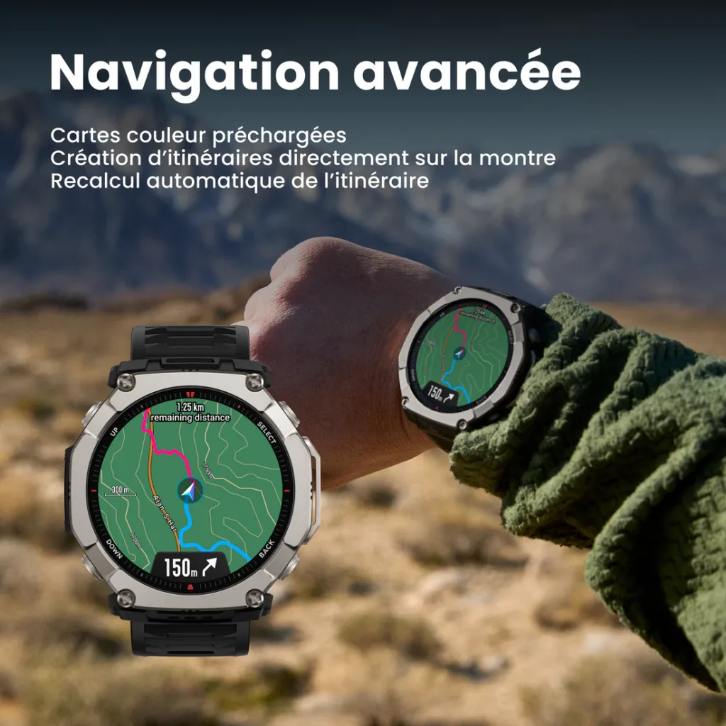 Amazfit T-Rex Ultra 2 : la montre « baroudeuse » passe en titane et vise le trône des robustes premium 69 GPS with Offline Maps eac850b7 0eaf 4e4e a555 357e7b09e077