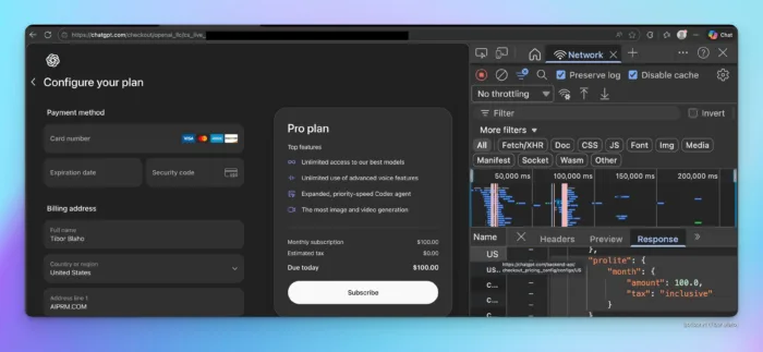 « ChatGPT Pro Lite » à 100 dollars/mois : la fuite qui comble le trou béant entre Plus et Pro ?
