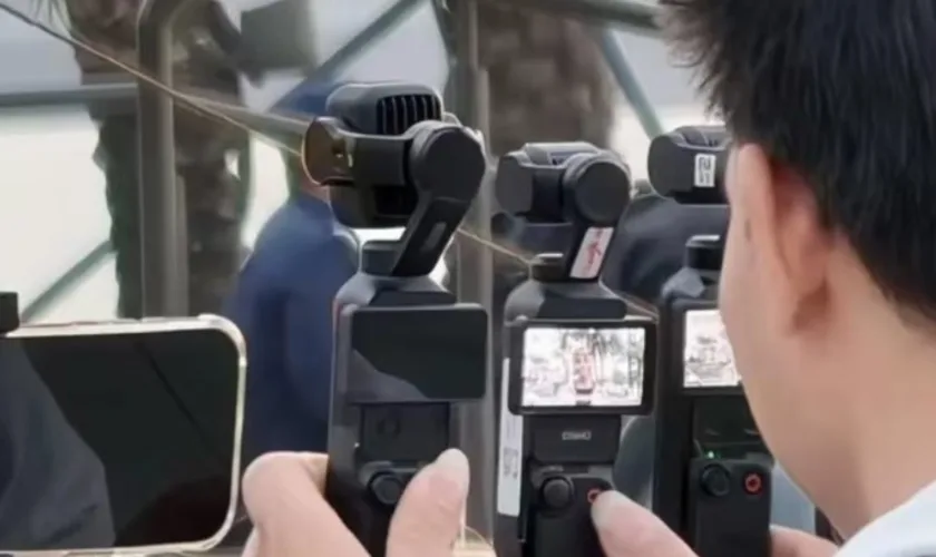 DJI Osmo Pocket 4 : une vidéo fuite révèle LED intégrée, nouveaux boutons et mode SuperPhoto
