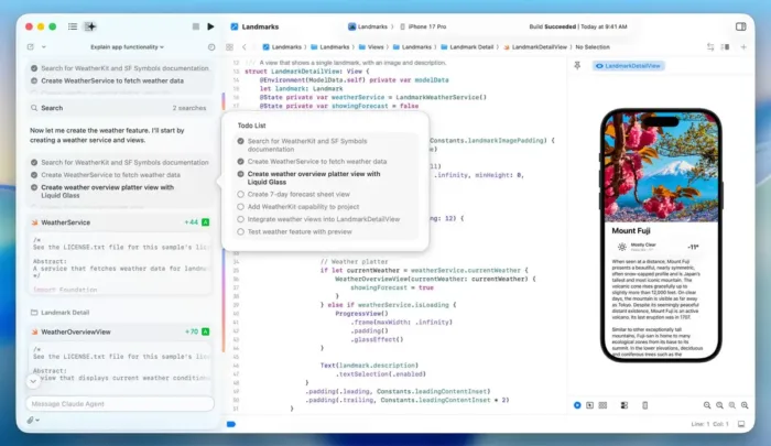 Xcode 26.3 : Apple lance le « codage agentique » avec Claude et OpenAI