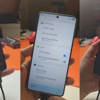 Galaxy S26 Ultra : Le « Privacy Display » de Samsung filmé en conditions réelles