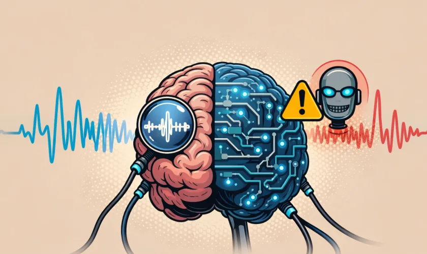 Deepfakes vocaux : votre cerveau démasque l'IA avant même que vous ne le sachiez