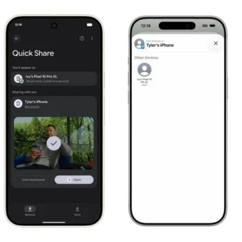 OPPO Find X9 : L'envoi de fichiers vers iPhone via AirDrop arrive enfin en mars