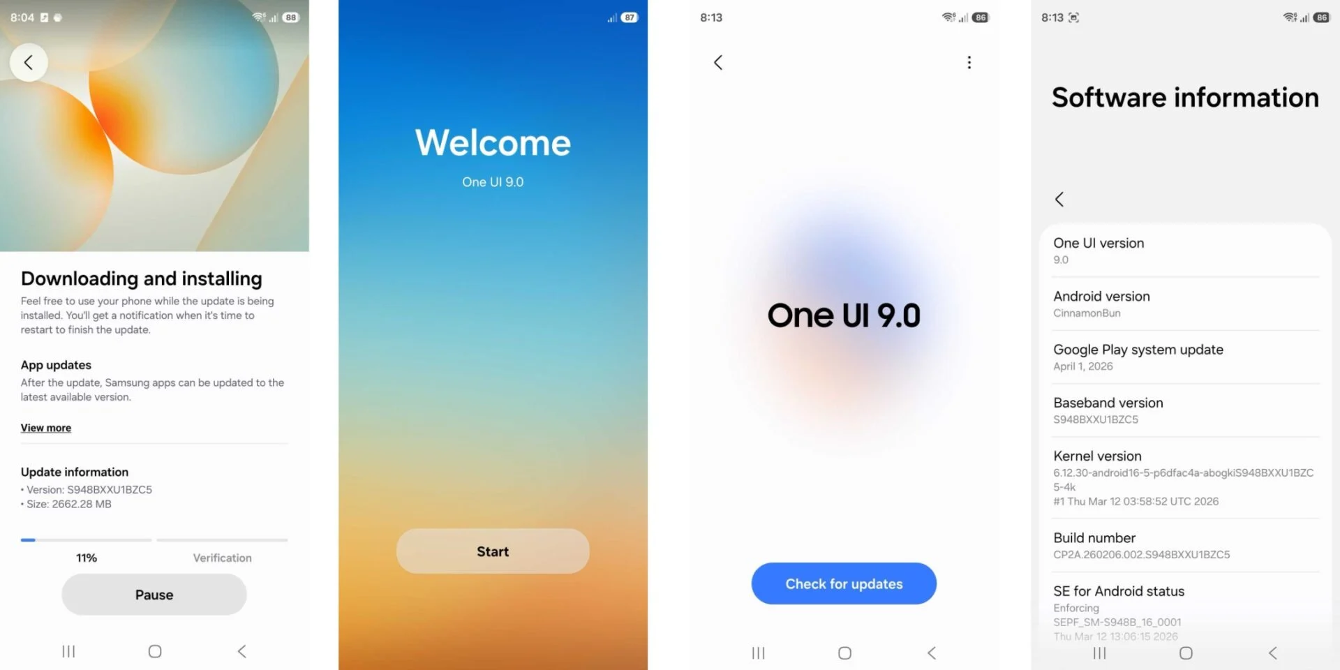 One UI 9 et Android 17 : Samsung lance déjà les tests internes pour le Galaxy S26 Ultra 56 Samsung Galaxy S26 Ultra One UI 9 Internal Beta 1920x960 1