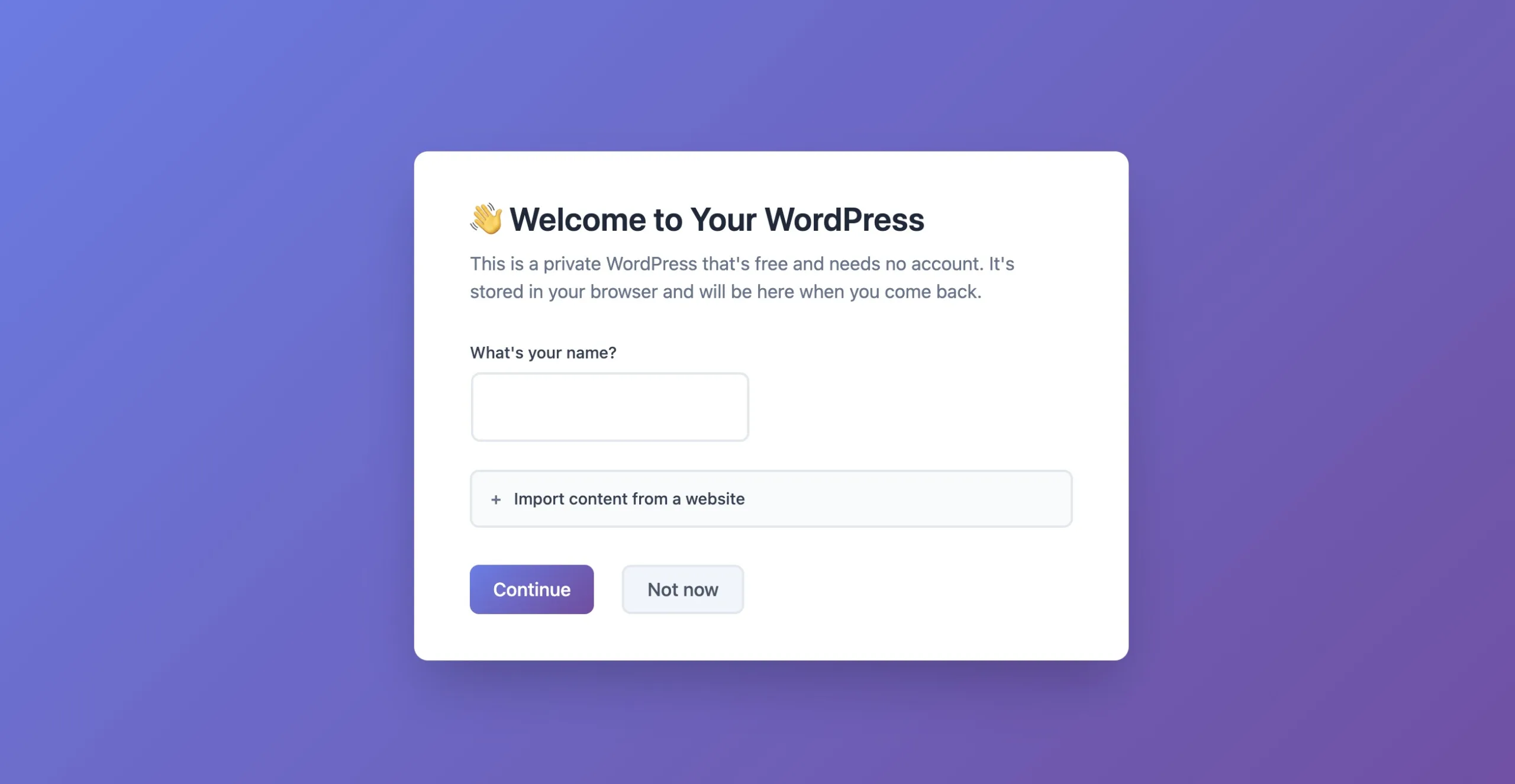 WordPress lance my.WordPress.net : votre WordPress privé, local et sans serveur