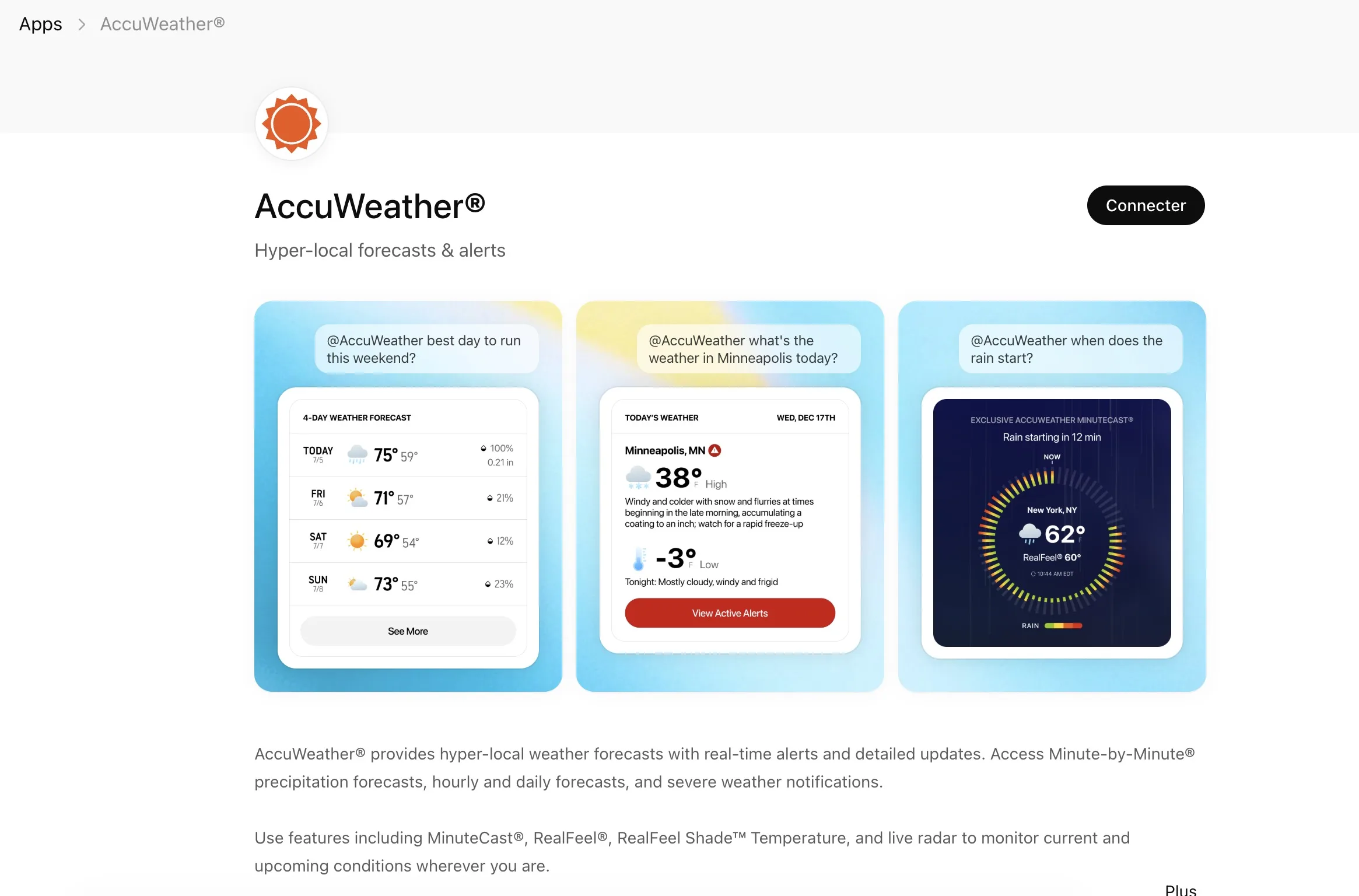 ChatGPT + AccuWeather : La météo ultra-précise s’invite dans vos conversations