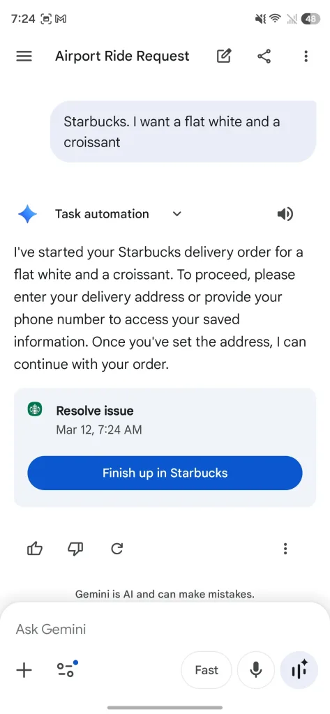 Gemini sur Galaxy S26 : l'IA commence enfin à utiliser vos applications à votre place 53 Screenshot 20260312 072446 Google