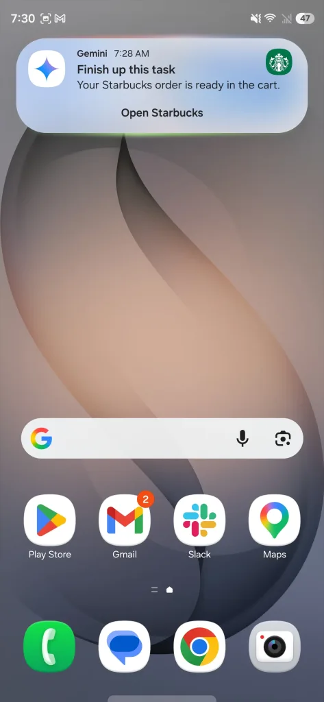 Gemini sur Galaxy S26 : l'IA commence enfin à utiliser vos applications à votre place 54 Screenshot 20260312 073048 One UI Home