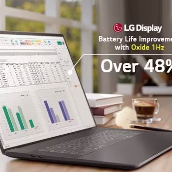 LG Display : Le premier écran LCD 1-120 Hz pour laptop promet +48 % d'autonomie