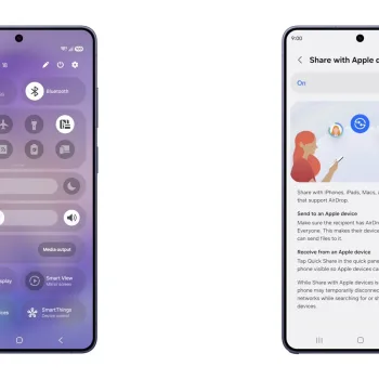 Galaxy S26 : Samsung brise le mur et intègre enfin AirDrop à Quick Share !