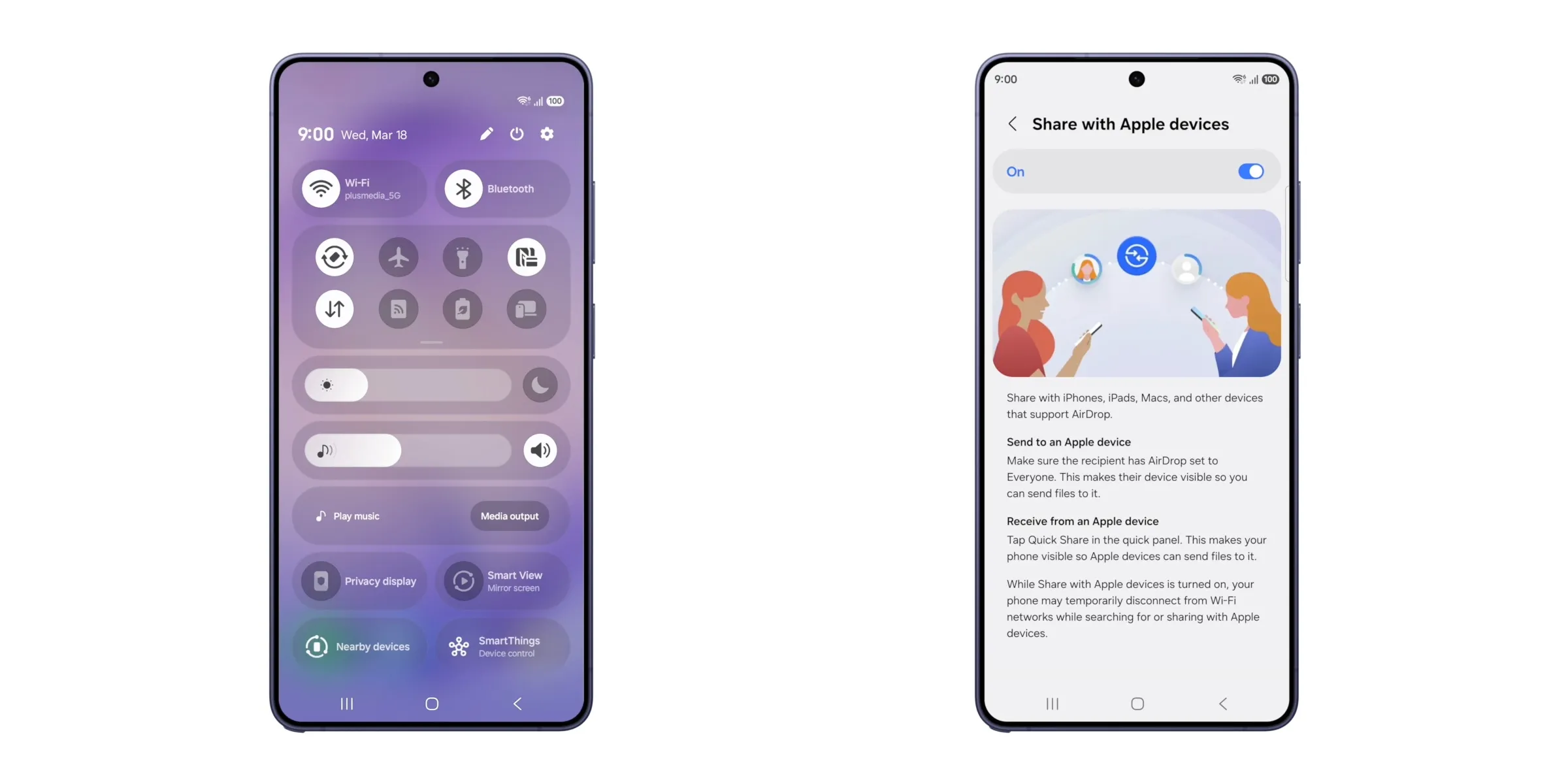 Galaxy S26 : Samsung brise le mur et intègre enfin AirDrop à Quick Share ! 57 Galaxy S26 : Samsung brise le mur et intègre enfin AirDrop à Quick Share !