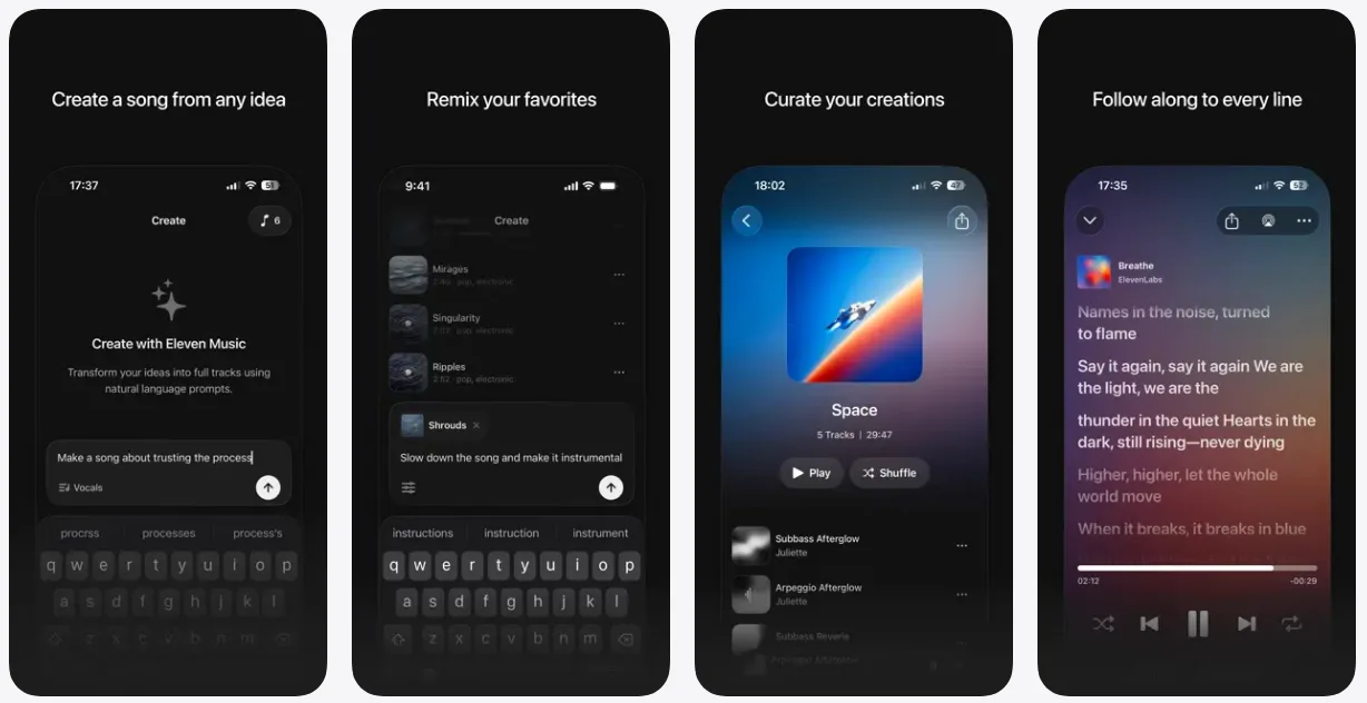 ElevenMusic débarque sur iOS : ElevenLabs veut-il détrôner Suno et Udio ? 58 43ba48449659a5a49a75f8f11846a4331775197488