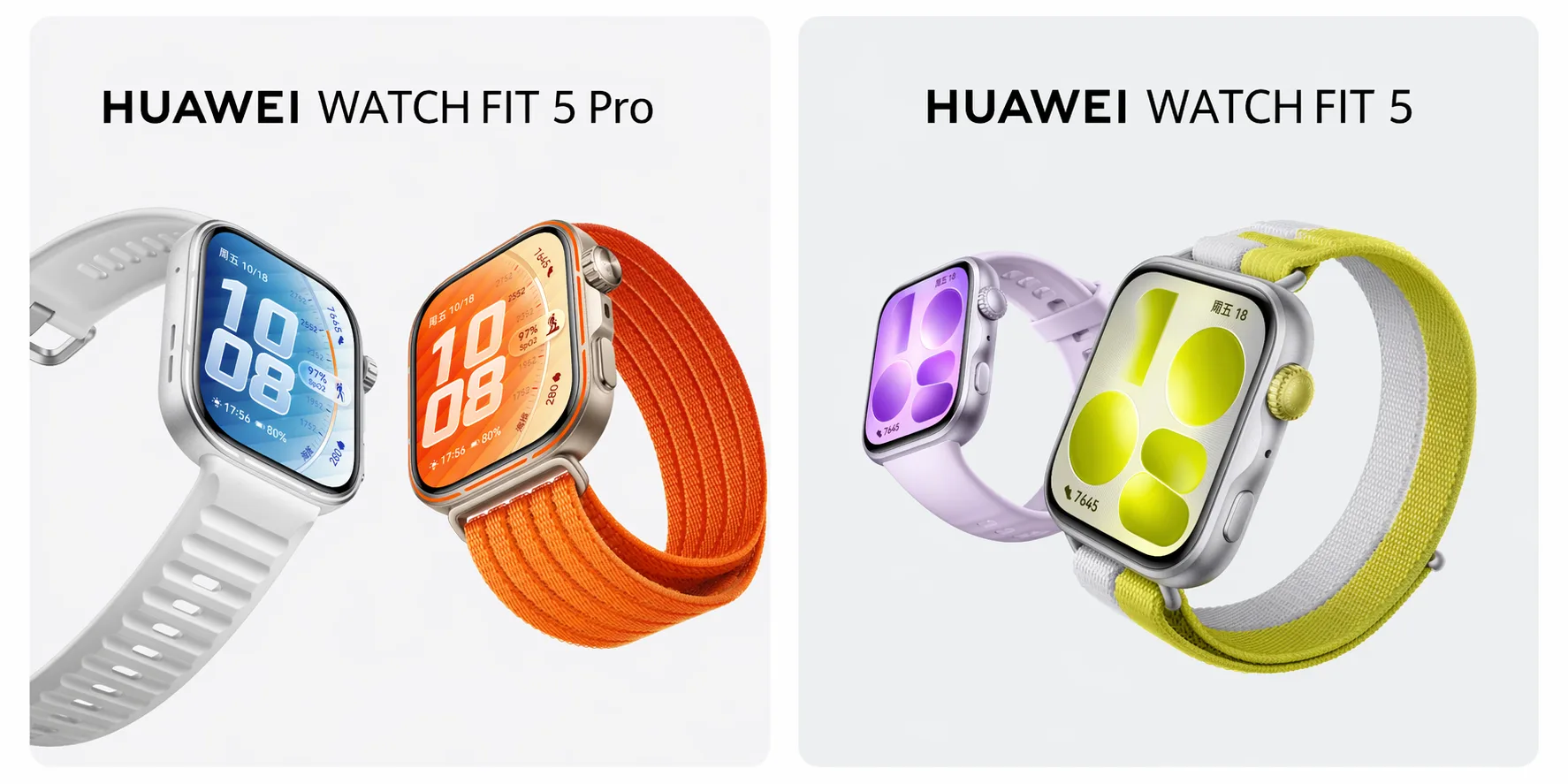 Huawei WATCH FIT 5 et FIT 5 Pro : une montée en gamme plus nette qu’il n’y paraît
