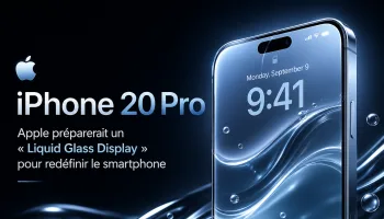 iPhone 20 Pro : Apple préparerait un « Liquid Glass Display » pour redéfinir le smartphone