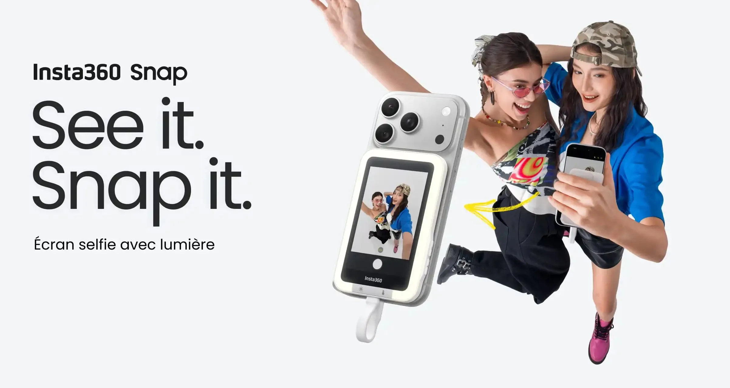 Insta360 Snap : Ne prenez plus jamais de selfies avec votre caméra avant !