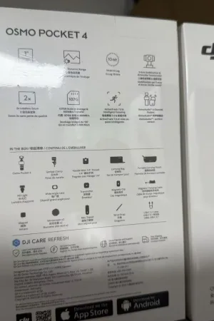DJI Osmo Pocket 4 : Le packaging fuite et confirme une fiche technique de folie
