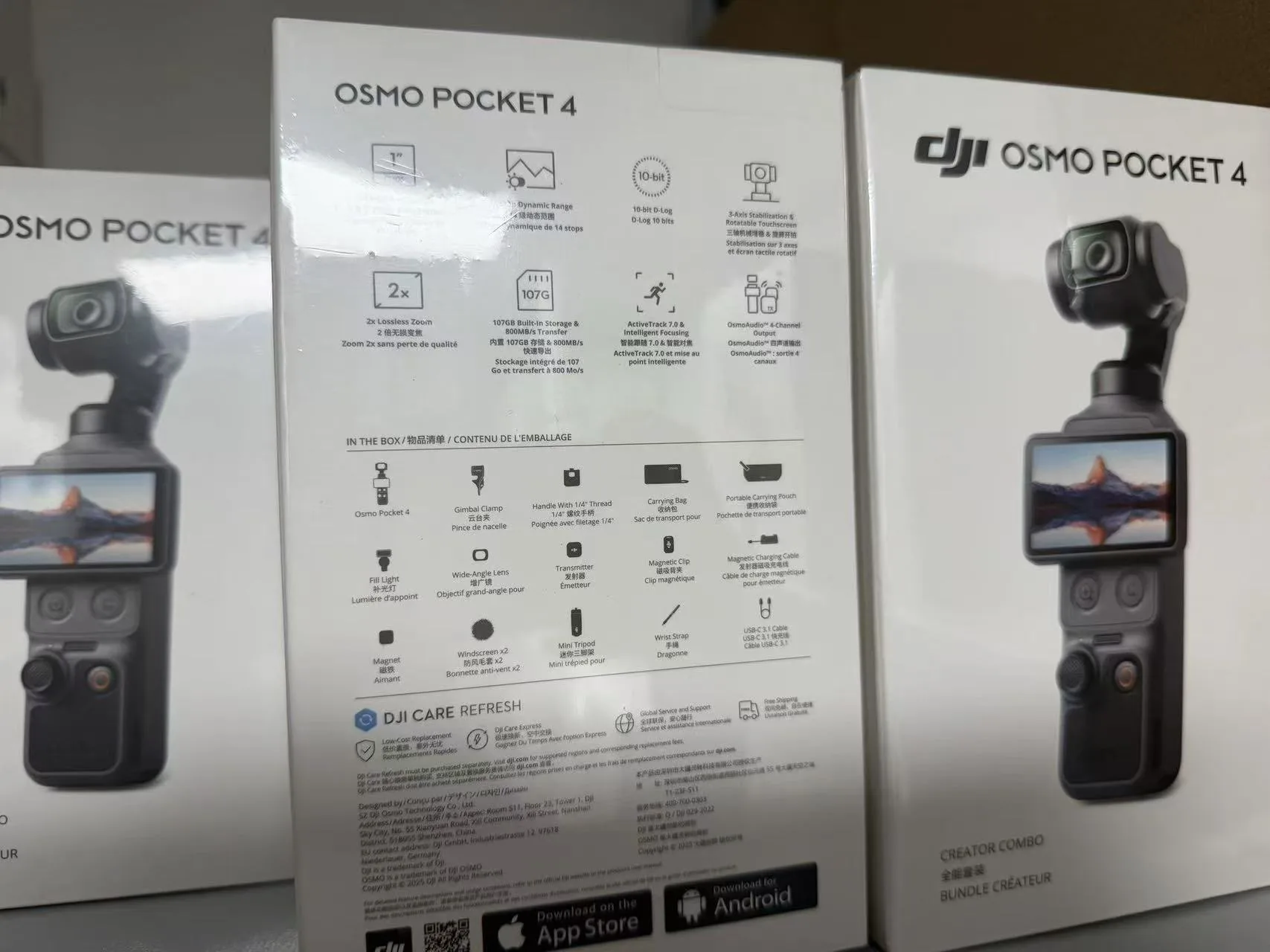 DJI Osmo Pocket 4 : Le packaging fuite et confirme une fiche technique de folie 57 DJI Osmo Pocket 4 : Le packaging fuite et confirme une fiche technique de folie