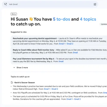 Adieu le chaos ? Gmail lance AI Inbox pour trier vos mails à votre place