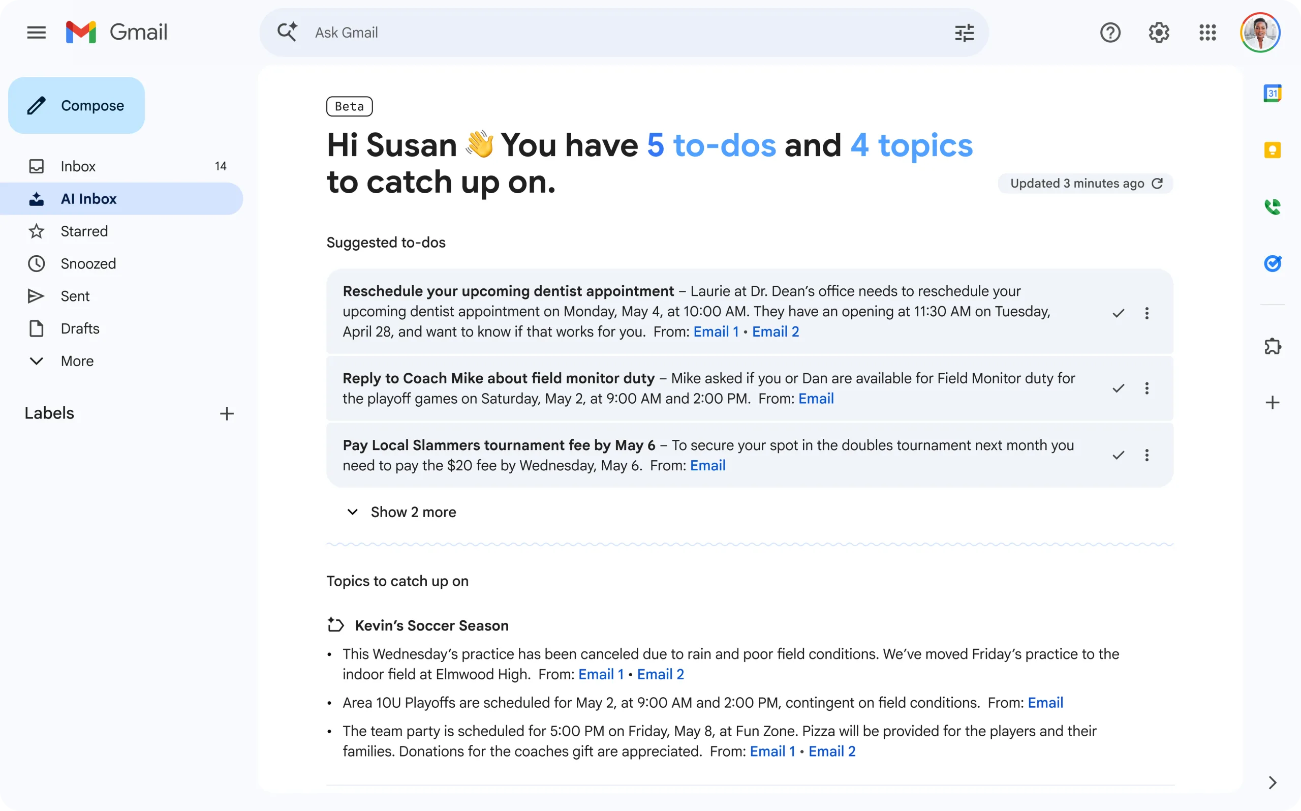 Adieu le chaos ? Gmail lance AI Inbox pour trier vos mails à votre place