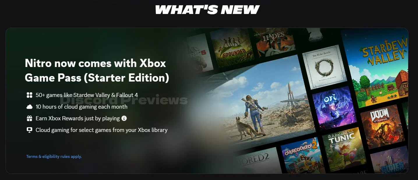 Xbox Game Pass Starter Edition : Microsoft préparerait une offre allégée avec Discord Nitro