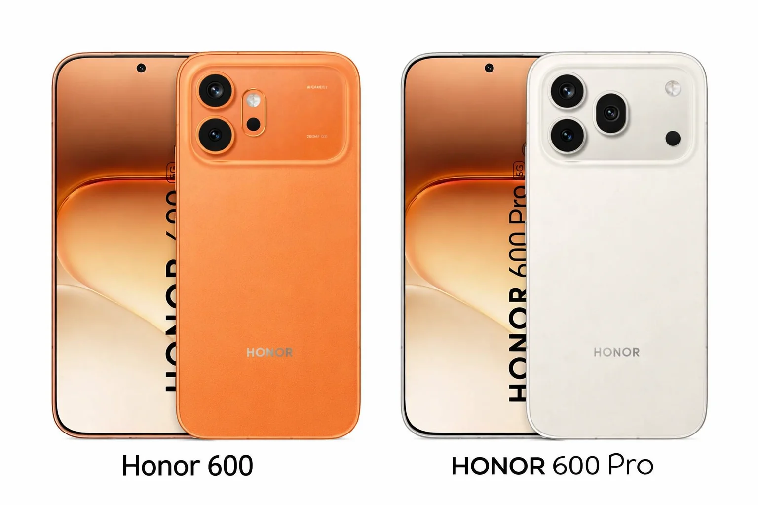 Honor 600 et Honor 600 Pro : toutes les specifications, et rendus