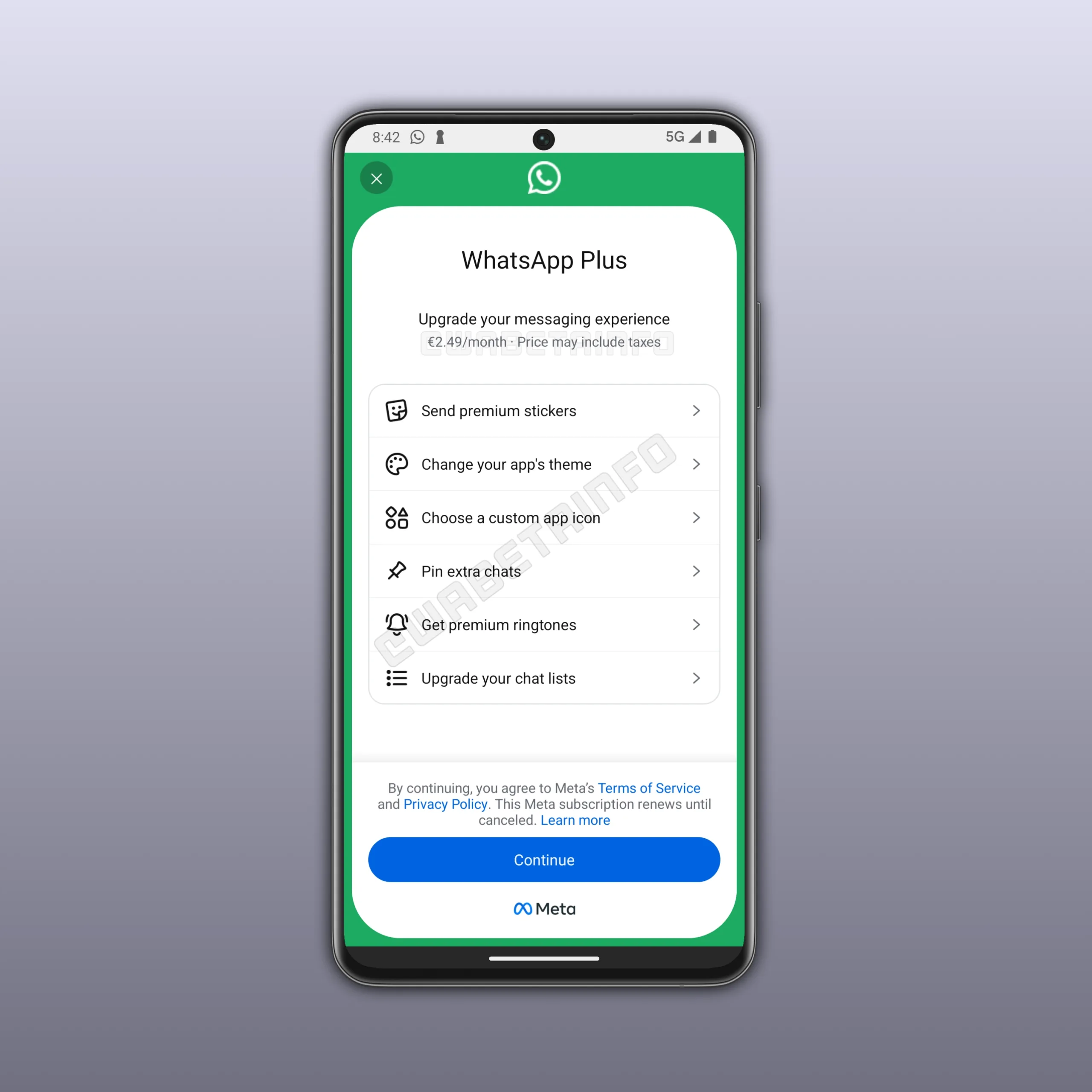 WhatsApp Plus : Meta teste un abonnement payant avec thèmes, stickers premium et chats épinglés