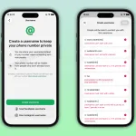 WA USERNAME WITH REQUIREMENTS FEATURE IOS