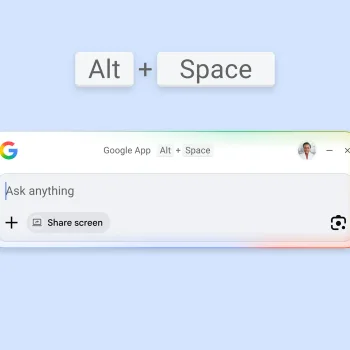Google vs Microsoft : L'application qui veut remplacer la recherche Windows