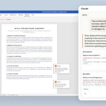 Claude for Word : L'IA qui gère vos commentaires et vos révisions