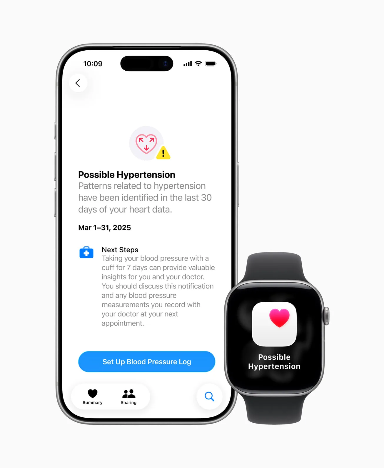 Apple Watch : une nouvelle fonction de tension artérielle serait en préparation 58 Apple Watch Series 11 hypertension notifications Health app 250909 inline 1.jpg.large 2x 1