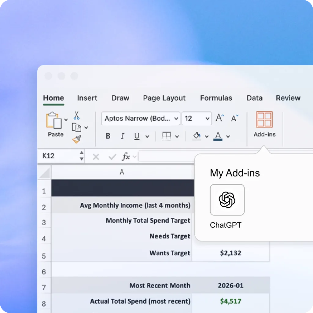 Get Excel