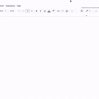 Google Docs : Gemini peut désormais mémoriser votre style d’écriture