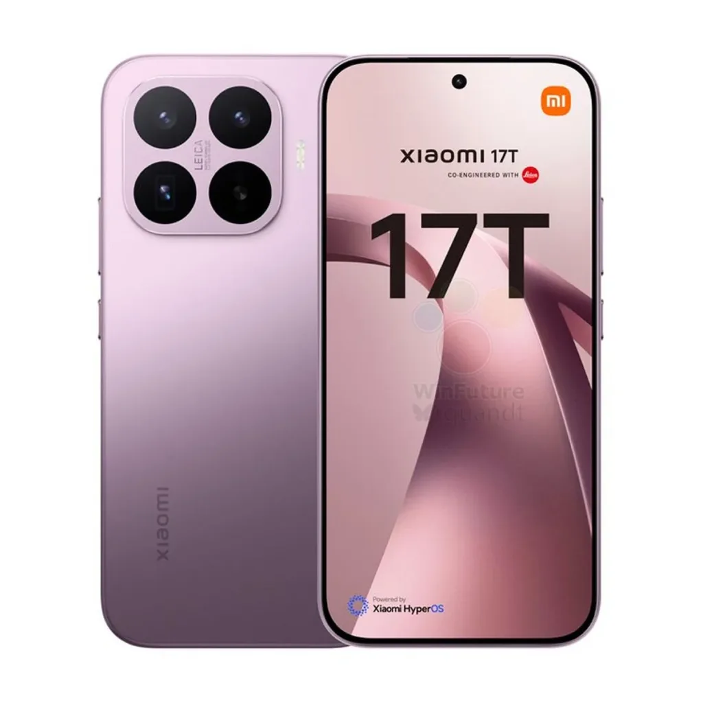 Xiaomi 17T et 17T Pro : specs, prix et lancement anticipé fuitent en ligne 66 Xiaomi 17T pink
