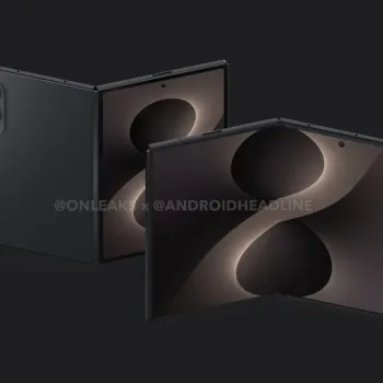 Galaxy Z Fold 8 Wide : le pliant large de Samsung ferait des compromis en photo