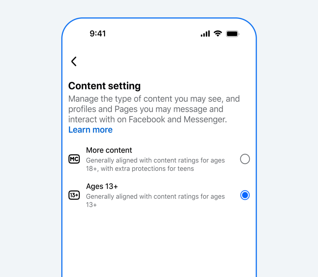 Instagram teste des limites anti-répétition pour protéger les adolescents 63 01 Expanding Our New 13 Content Settings Carousel 02