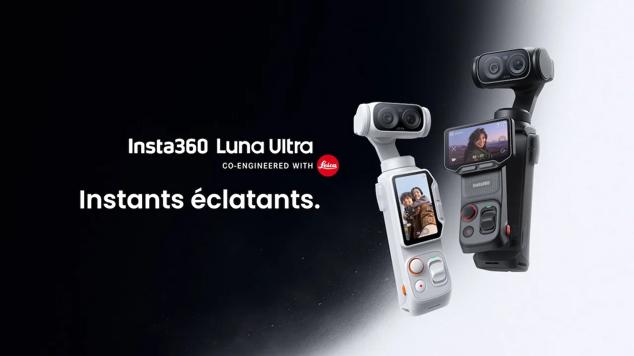 Insta360 Luna Ultra : la caméra 8K développée avec Leica vise les créateurs premium