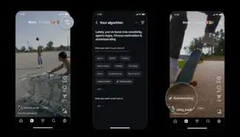 Instagram teste de nouveaux contrôles pour personnaliser son algorithme et les Reels