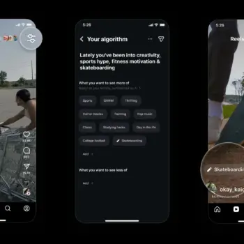 Instagram teste de nouveaux contrôles pour personnaliser son algorithme et les Reels