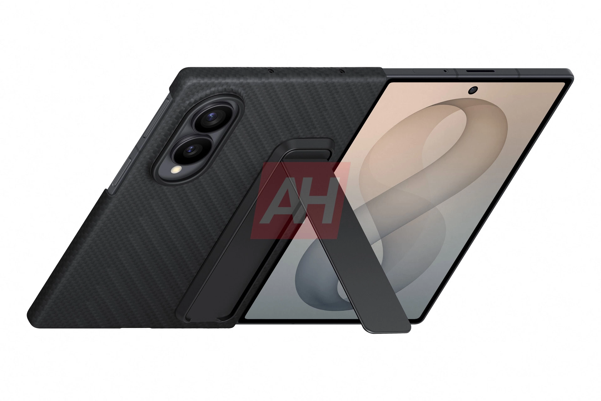 Galaxy Z Fold 8 : une fuite dévoile un format plus large, une meilleure autonomie et une stratégie inédite de Samsung 56 AH Samsung Galaxy Z Fold 8 Wide Cases Leak 13 1